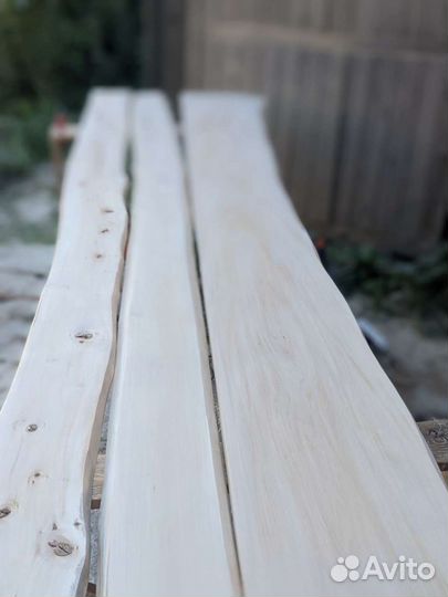 Доска необрезная липа