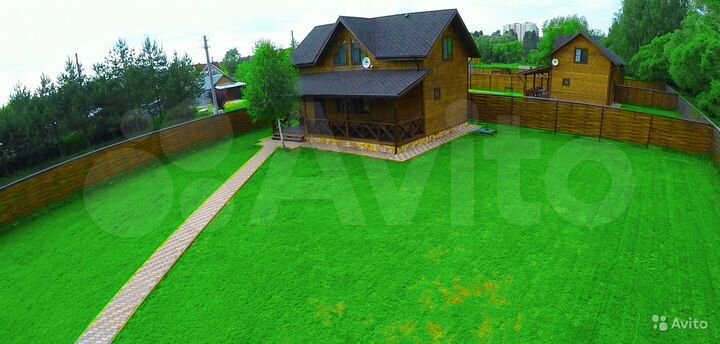 Коттедж 135 м² на участке 10 сот.