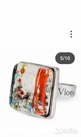 Бижутерия Vloes муранское стекло