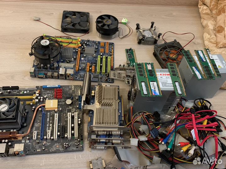 Материнские платы, видеокарты, оперативная память