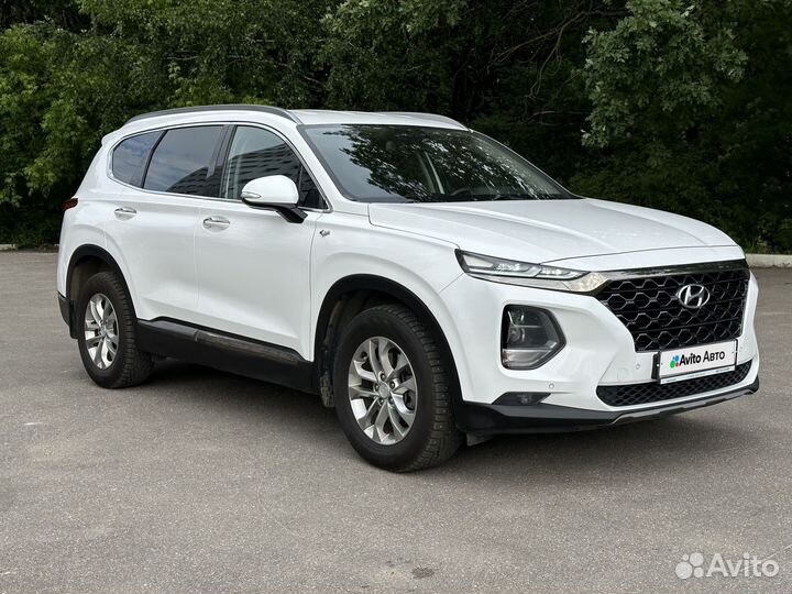 Hyundai Santa Fe 2.2 AT, 2019, 87 000 км