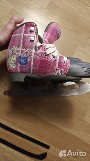 Коньки детские раздвижные рр 28-31