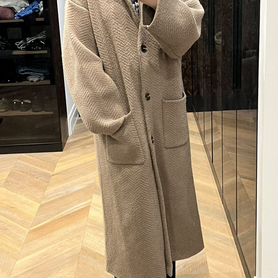 Пальто трикотажное плотное Zara