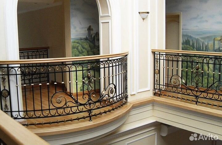 Кованые перила для балконов и лестниц