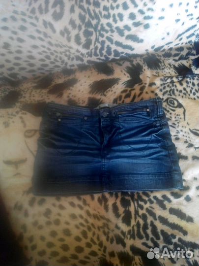 Юбка джинсовая