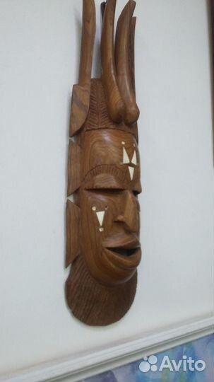 Маска-татем Африка, сандал кость 50 см