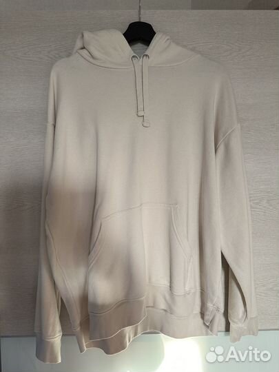 Толстовка с капюшоном H&M молочная