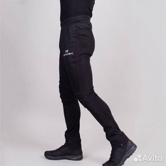 Брюки разминочные nordski base black