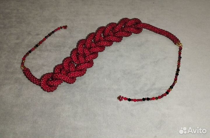 Лариат из бисера