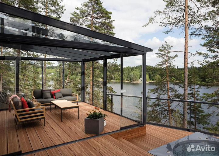 Остекление террасы