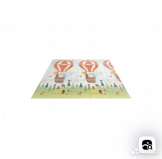 Коврик детский складной двусторонний