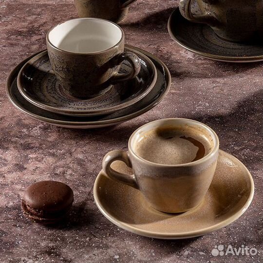 Чашка кофейная «Революшн Гранит» Aurora Revolution Granite Steelite