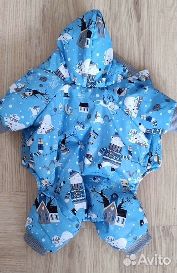 Комбинезон на маленькую собачку мальчика