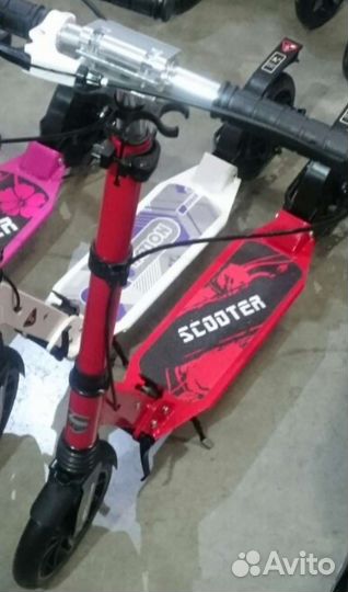 Самокат урбан с ручным тормозом