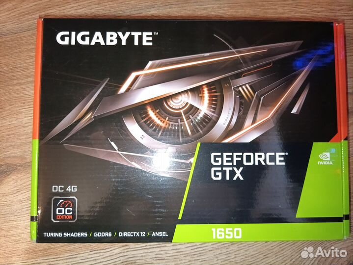 Видеокарта gigabyte geforce gtx1650 oc