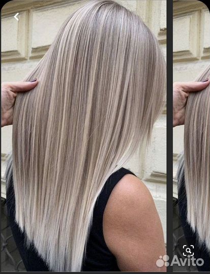 Окрашивание волос блонд