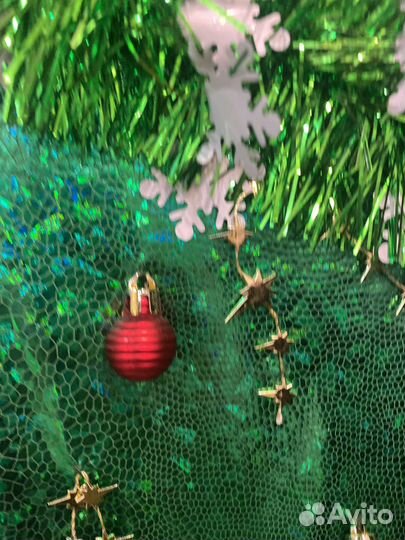 Платье Елочка 2024 для девочки 116 см на 5-6 лет