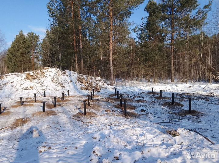 Винтовые сваи под ключ