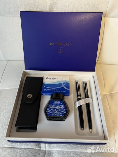 Подарочный набор ручек Waterman с чехлом