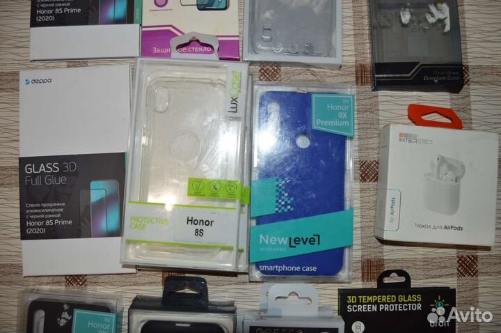 Чехол, защитное стекло