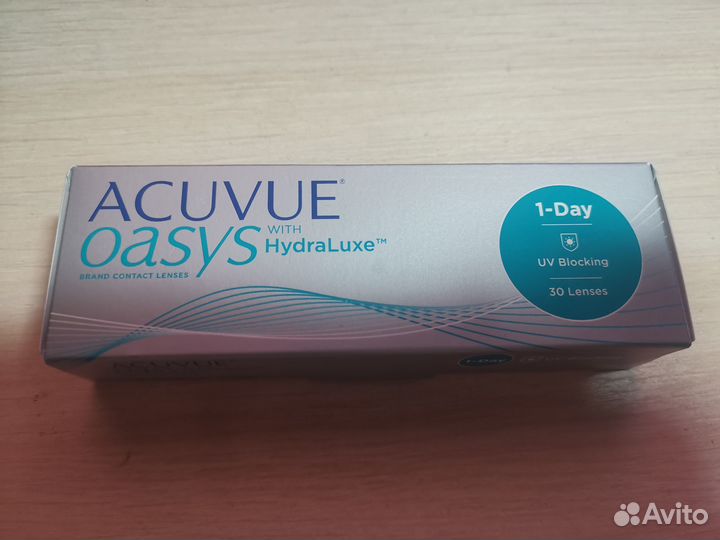 Acuvue Oasys 1-Day; 30 линз; 8,5; +1,25