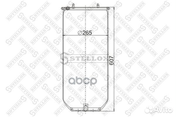 Пневмоподушки подвескиstellox 90-49130-SX Stellox