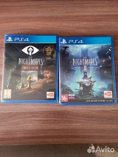 Игры детские PS4 little nightmares l и ll