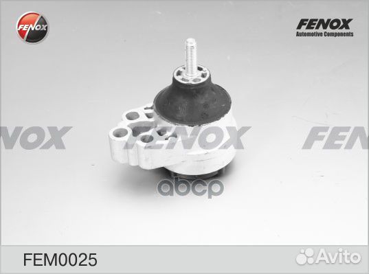 Опора двигателя fem0025 fenox