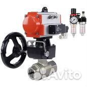 Кран шаровой DN.ru кшмп 316.230-ISO Ду50 Ру63, полнопроходной внутренняя резьба, нержавеющая сталь S