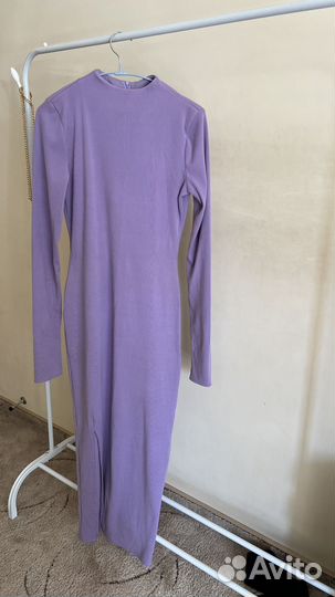 Платье трикотажное лапша