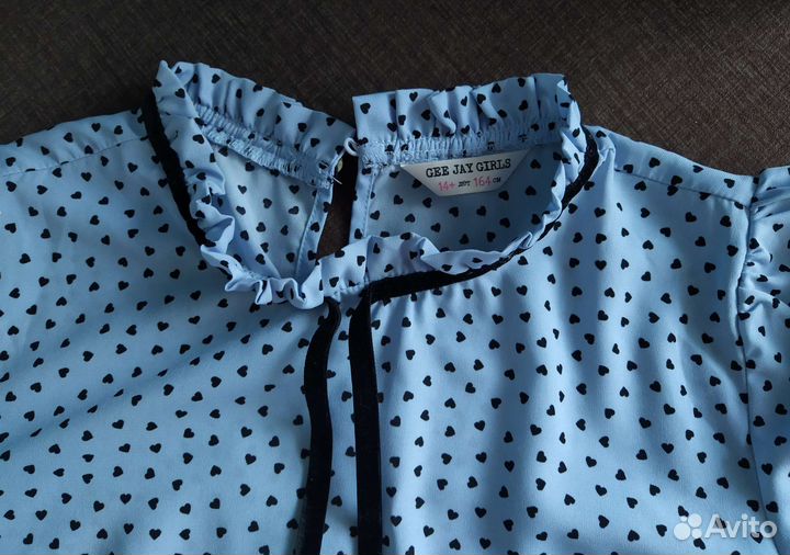 Блузка школьная, рост 158-164см