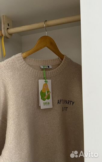 Свитер женский оверсайз новый 44 46 zara lime mng