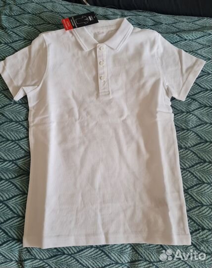 Рубашка поло next школьная на мальчика 8-10 лет