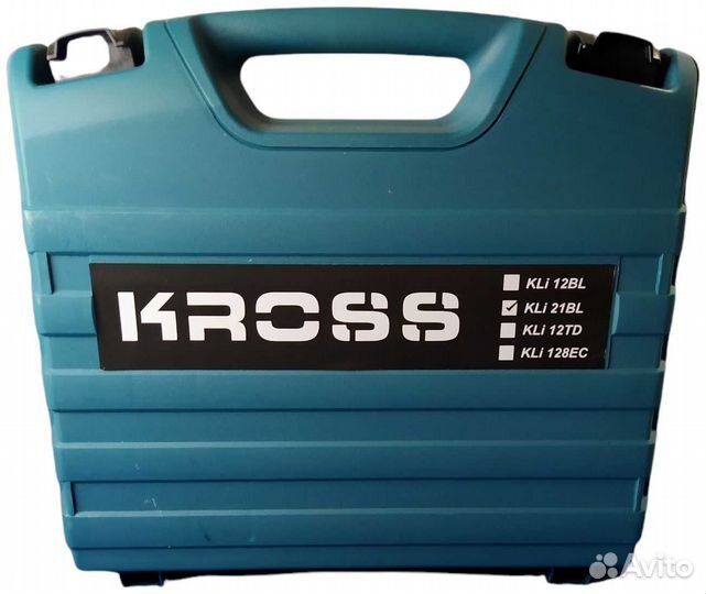 Шуруповерт для ледобура 1100Hm kross KLI-12, 2 акб