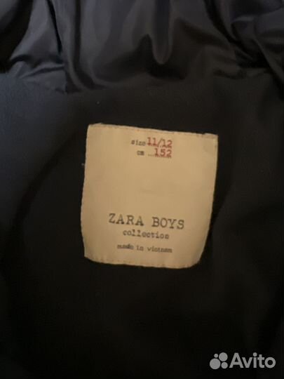 Пуховик для мальчика zara boys