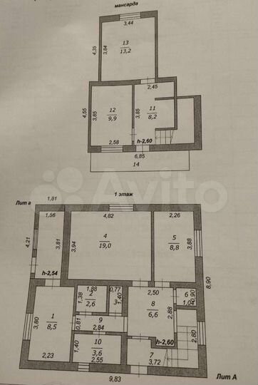 Дом 90,5 м² на участке 12 сот.
