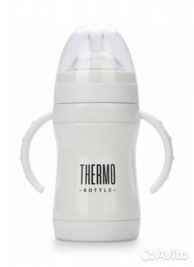 Поильник термо бутылочка happy baby 260 мл