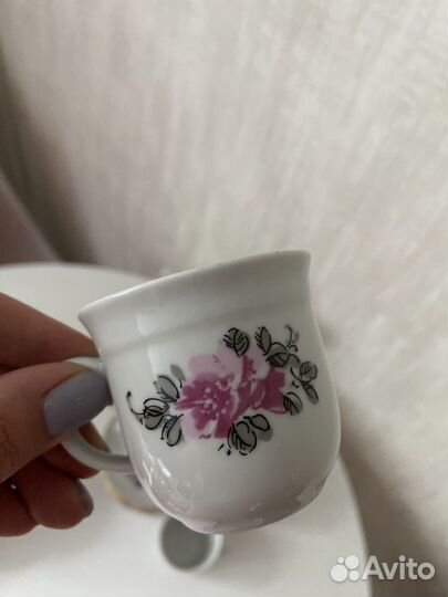 Чайный кофейный сервиз ГДР Ильменау Jlmenau