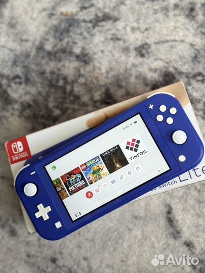 Nintendo Switch Lite прошитая (чип+128gb)