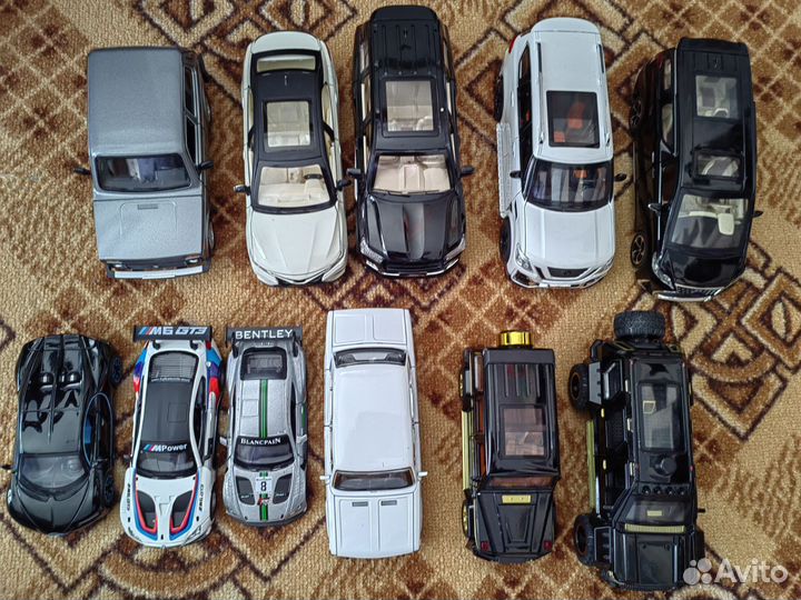 Машинки металлические модельки