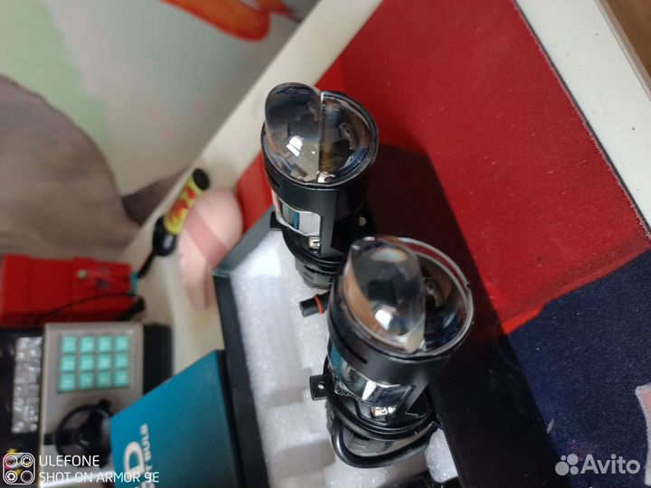 LED лампы Н4 с линзой