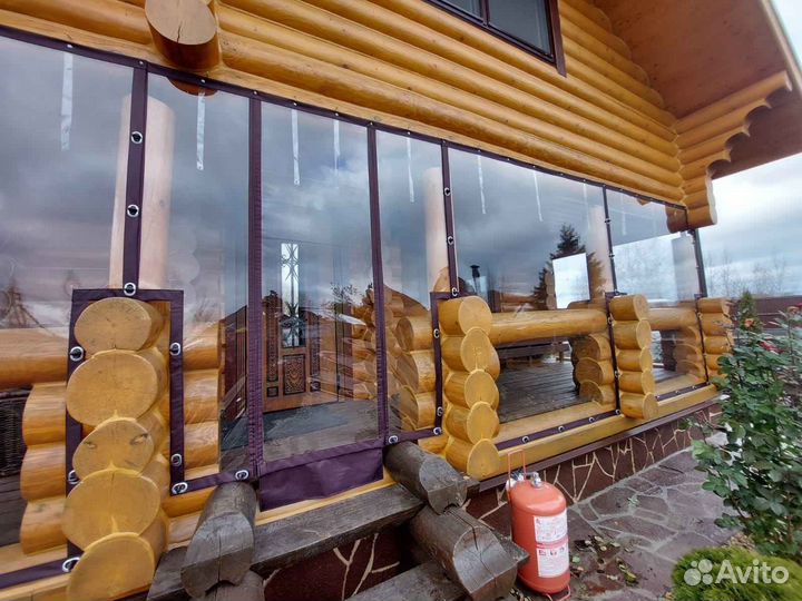 Мягкие окна с открывающимися створками