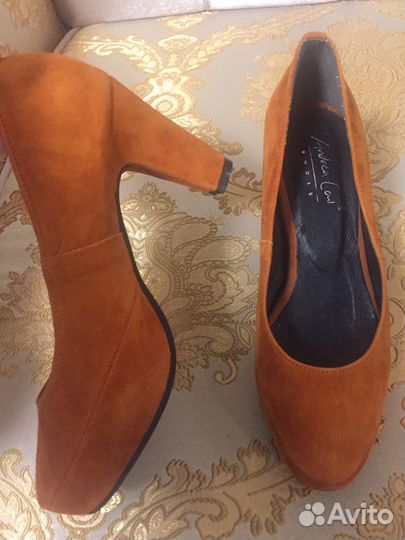 Туфли замшевые 36 размер