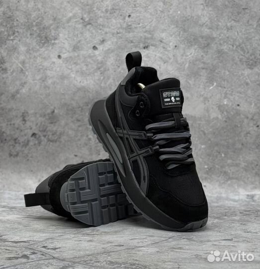 Кроссовки мужские asics Зима с мехом