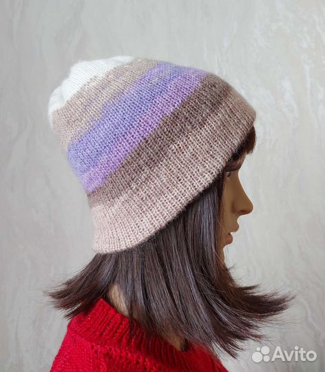 Шапки вязаные, ручная работа