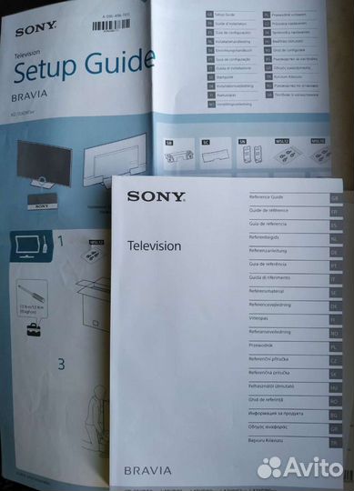 Инструкция от телевизора Sony Bravia 55