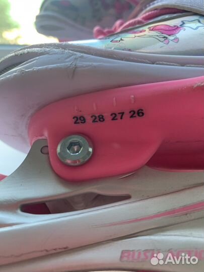 Ролики детские для девочек 26-29 р