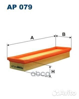 Фильтр воздушный filtron AP079 Filtron