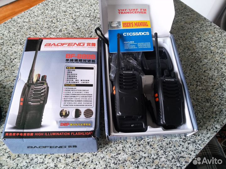 Рации Baofeng BF-888s (retevis H777) новые