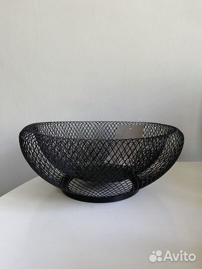 Новая черная ваза для фруктов Jysk